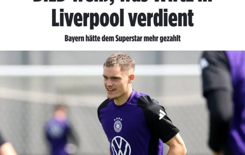 仅次于萨拉赫！图片报独家：维尔茨在利物浦年薪超2000万欧