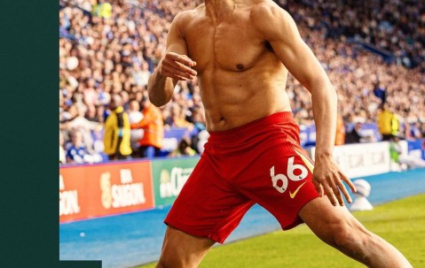 利物浦官方：阿诺德被评为1-0莱斯特城全场最佳，本赛季首次当选